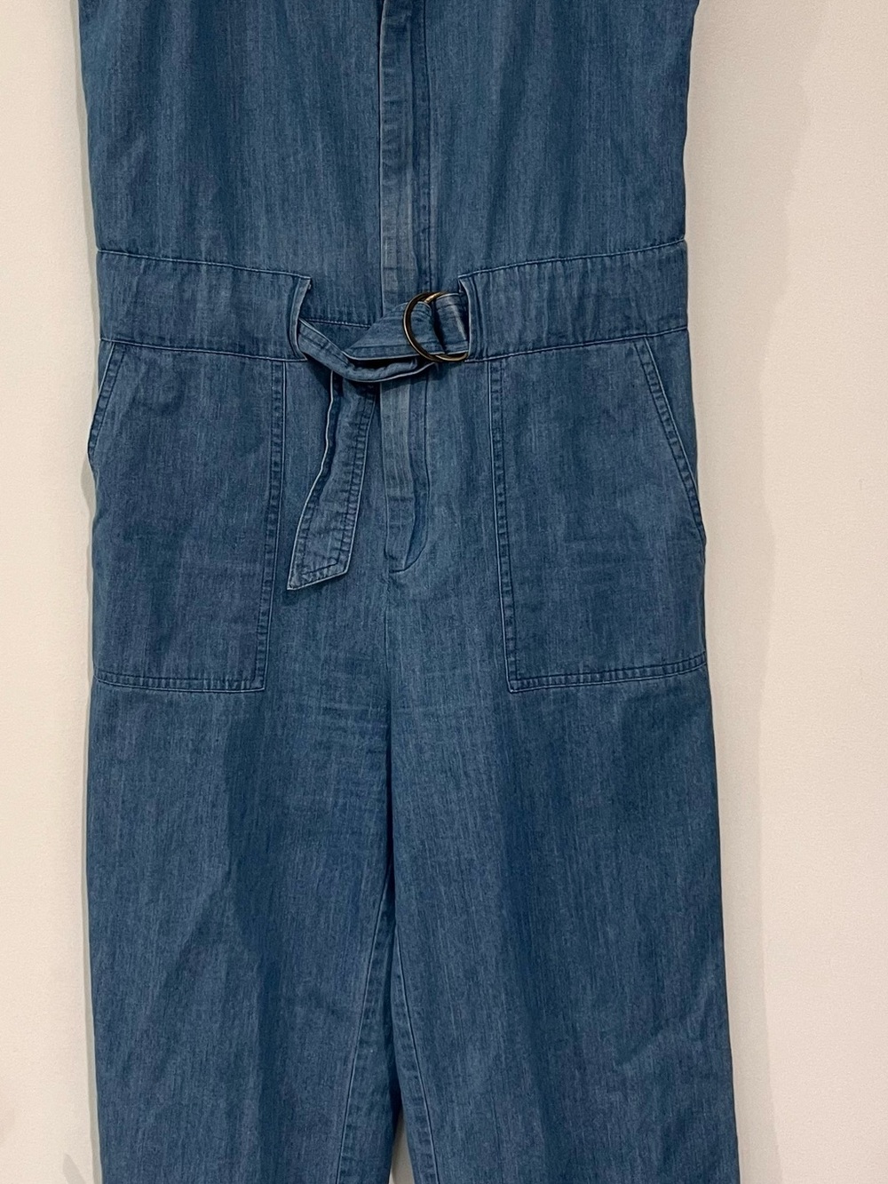 SHADES OF GREY BY MICAH COHEN Denim Utility Jumpsuit - Blue